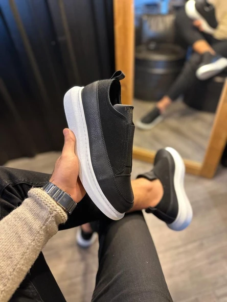 Knack Sneakers Ayakkabı 911 Siyah (Beyaz Taban) ürün görseli 1