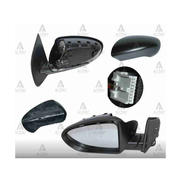 AYNA DIŞ DİKİZ QASHQAI 07-13 ELEKTRİKLİ ISITMALI SOL ürün görseli 1