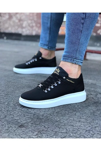 Wagoon WG047 Siyah Erkek Casual Ayakkabı ürün görseli 1