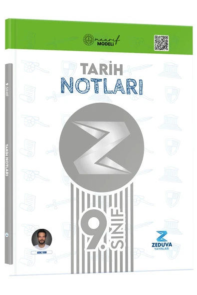 Soner Ardıç 9. Sınıf Maarif Modeli Tarih Notları Zeduva Yayınları ürün görseli 1