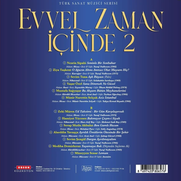 Evvel Zaman İçinde Vol. 2 - Plak - Resim 2