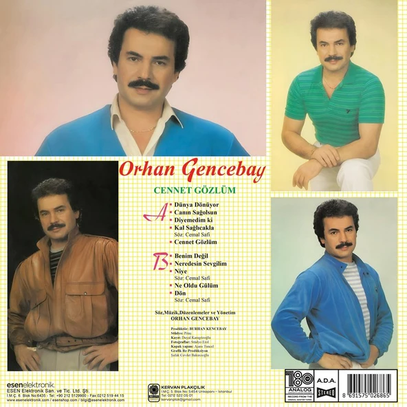 Orhan Gencebay Cennet Gözlüm - Plak - Resim 2