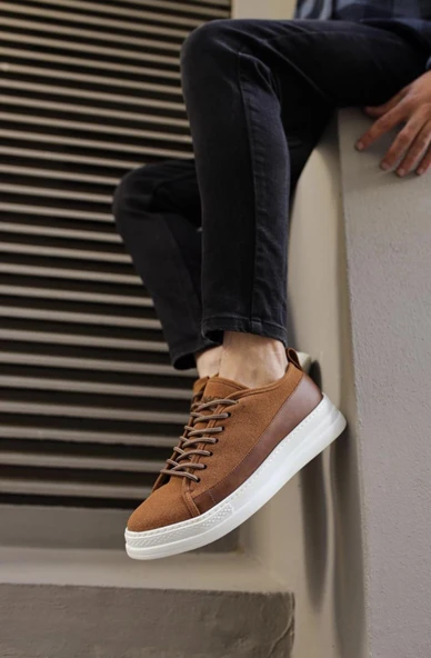Knack Sneakers Ayakkabı 010 Taba Süet - Resim 4