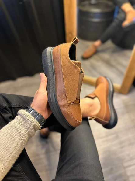 Knack Sneakers Ayakkabı 911 Taba (Siyah Taban) ürün görseli 1