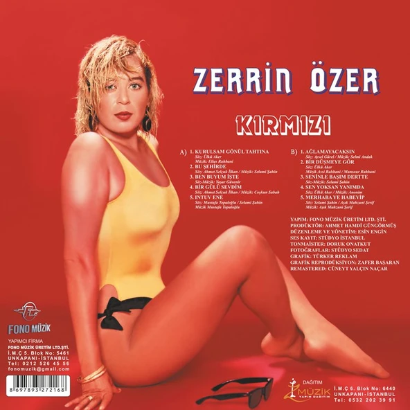 Zerrin Özer Kırmızı - Plak - Resim 2