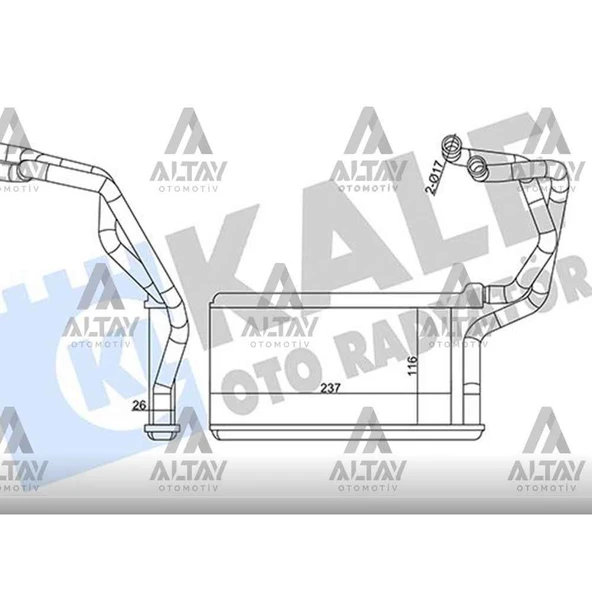 RADYATÖR KALORİFER L-200 06-15 ürün görseli 1