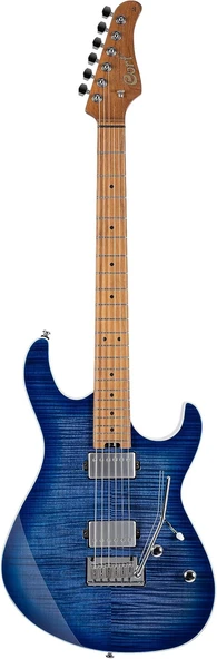 Cort G290 FAT II BBB Mavi Elektro Gitar - OUTLET Kozmetik Defolu (SIFIR ÜRÜN Ton ve Sap Dengesi Sorunsuz) ürün görseli 1