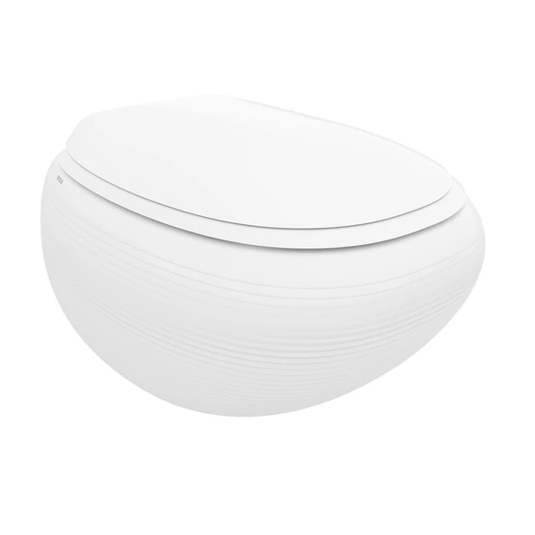 Bocchi Strata Asma Rimless Klozet Beyaz Kapak Dahil 1412-001-0128 ürün görseli 1