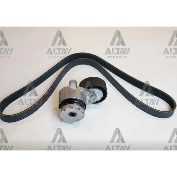 VANTİLATÖR GERGİ SETİ MEGANE / CLIO / KANGOO / FLUENCE / CAPTUR / KADJAR / QASHQAI / MERCEDES C180 / 08= / 6PK1200 KAYIŞLI ürün görseli 1