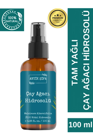 Antik Şifa Çay ağacı hidrosolü 100ml- %100 Doğal Çay ağacı suyu ürün görseli 1