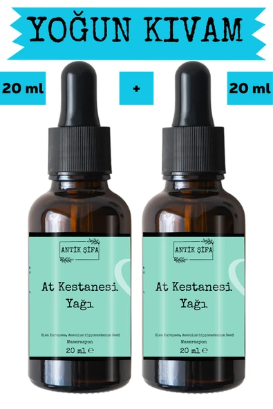 Antik Şifa At Kestanesi Yağı (20 ml+ 20ml) - Doğal At Kestanesi Yağı ürün görseli 1