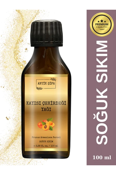 Antik Şifa Kayısı çekirdeği yağı (100 ml) - Doğal Saf Seyreltilmemiş Kayısı Çekirdeği Sabit Yağ ürün görseli 1