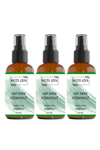 Antik Şifa Saf Nane Hidrosolü 300 Ml - (3 X 100 Ml Nane Suyu) ürün görseli 1