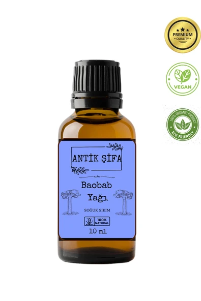 Antik Şifa Saf Baobab Yağı 10 ml Besleyici Soğuk Sıkım Yağ ürün görseli 1