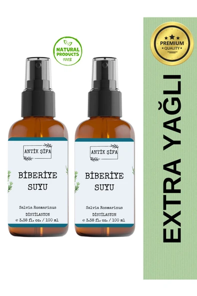 Antik Şifa Biberiye Suyu (2 X 100ML)- %100 Saf Biberiye Hidrosolü ürün görseli 1
