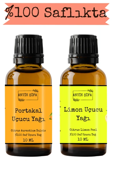 Antik Şifa Portakal Yağı Ve Limon Yağı - 10 ml 10 ml (%100 SEYRELTİLMEMİŞ, DOĞAL) ürün görseli 1