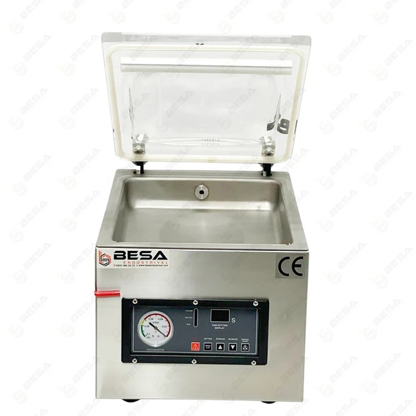 Besa 26 Cm Tek Çene Helva Vakum Makinesi ürün görseli 1