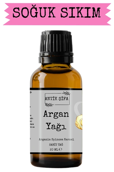 Antik Şifa Soğuk Sıkım Argan Yağı %100 Seyreltilmemiş, Doğal - 20 ml (ARGAN OİL) ürün görseli 1