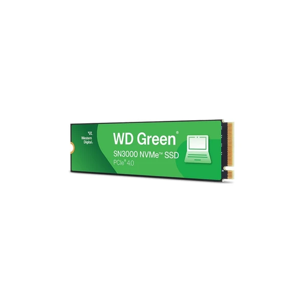 WD Green SN3000 1tb Okuma 5000MB/S / Yazma 4200MB/S Pcıe Gen4 Nvme SSD WDS100T4G0E ürün görseli 1