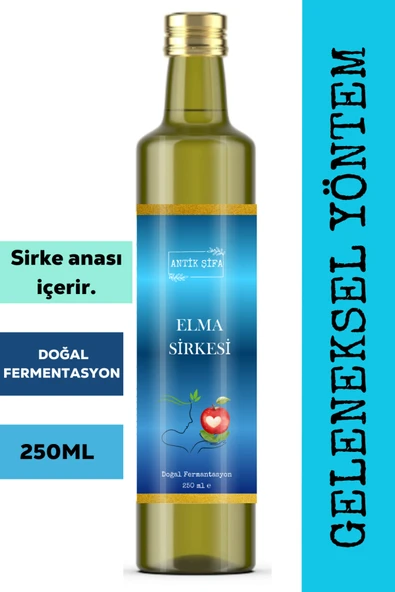 Antik Şifa Elma Sirkesi 250 ml- Doğal fermantasyon Elma Sirkesi Geleneksel ürün görseli 1