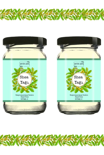 Antik Şifa Soğuk Sıkım Shea Yağı %100 Saf (2 X 100 ML) ürün görseli 1
