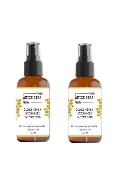 Antik Şifa %100 Saf Ölmez Çiçek Suyu - Altınotu Hidrosolü (2 X 100ML) ürün görseli 1