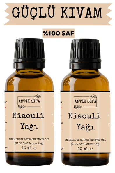 Antik Şifa (2X10ML)- %100 Saf Seyreltilmemiş Niaouli Uçucu Yağı ürün görseli 1