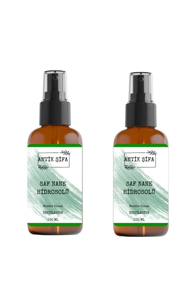Antik Şifa Saf Nane Hidrosolü 200 Ml - (2 X 100 Ml Nane Suyu) ürün görseli 1