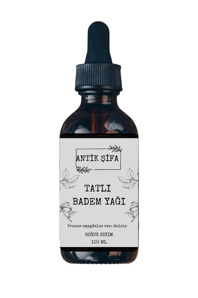 Antik Şifa Saf Tatlı Badem Yağı - Soğuk Sıkım 100 ml (TIRNAKLARA ÖZEL SERİ) ürün görseli 1