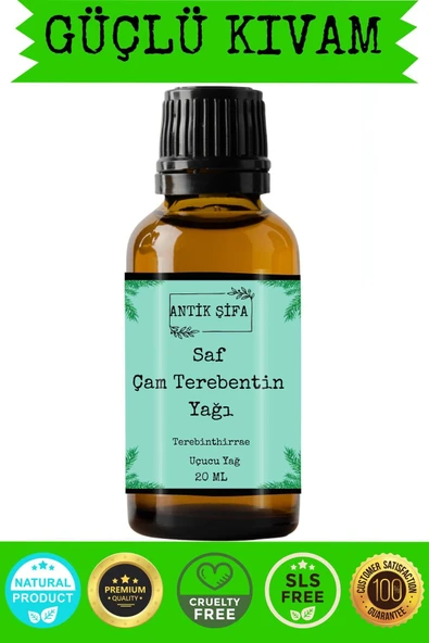 Antik Şifa %100 Saf Çam Terebentin Yağı - (20 Ml) ürün görseli 1