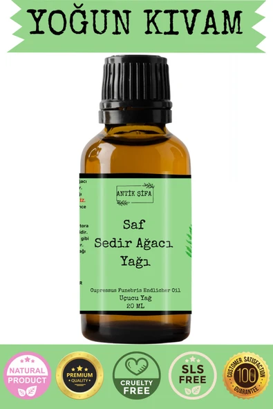 Antik Şifa %100 Saf Sedir Ağacı Yağı - 20 Ml ürün görseli 1