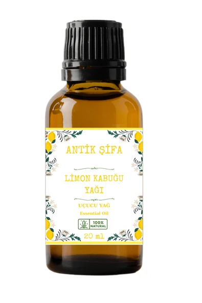 Antik Şifa %100 Saf Limon Kabuğu Yağı 20 ml ürün görseli 1