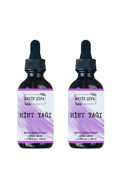 Antik Şifa Saf Soğuk Sıkım Hint Yağı - (2 X 100ML) ürün görseli 1