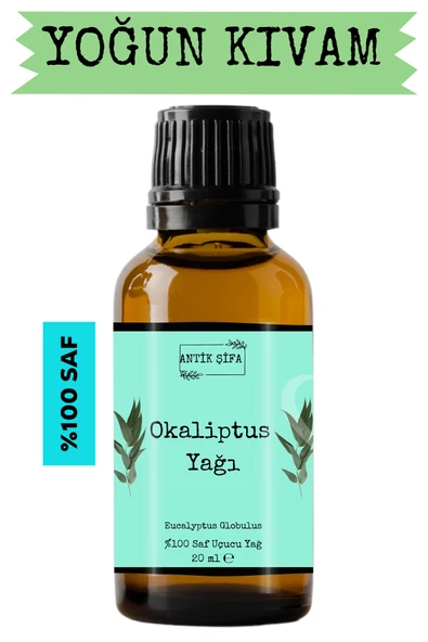 Antik Şifa %100 Saf Okaliptus Uçucu Yağı - 20 Ml (seyreltilmemiş) ürün görseli 1