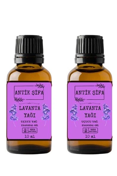 Antik Şifa Lavanta Yağı (2 X 10 ML)- %100 Seyreltilmemiş, Doğal Lavanta Uçucu Yağı ürün görseli 1