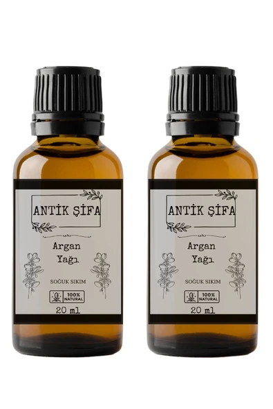 Antik Şifa Soğuk Sıkım Saf Argan Yağı - (2 X 20 ML) ürün görseli 1