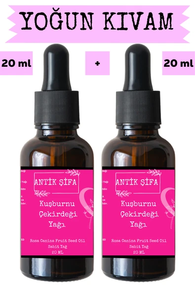 Antik Şifa Kuşburnu Çekirdeği Yağı - (2 X 20 ML) ürün görseli 1
