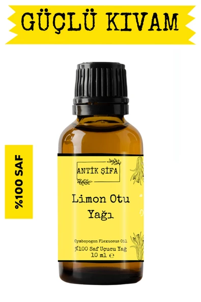 Antik Şifa %100 Saf Limon Otu Uçucu Yağı - (10 ML) ürün görseli 1