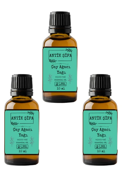 Antik Şifa %100 Saf Çay Ağacı Yağı - (3 X 10 Ml) ürün görseli 1