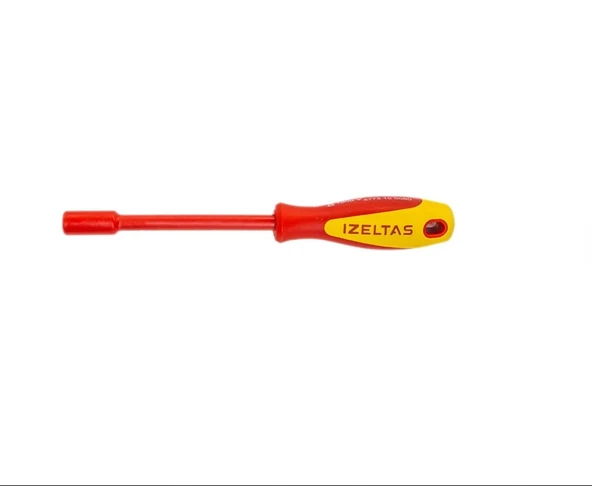 İzeltaş 8 mm Süngüsü İzoleli Lokma Uçlu Tornavida - İZELTAŞ 4773190080 ürün görseli 1