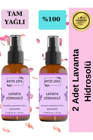 Antik Şifa Doğal Lavanta Suyu (2 X 100 Ml) Saf Lavanta Hidrosolü ürün görseli 1