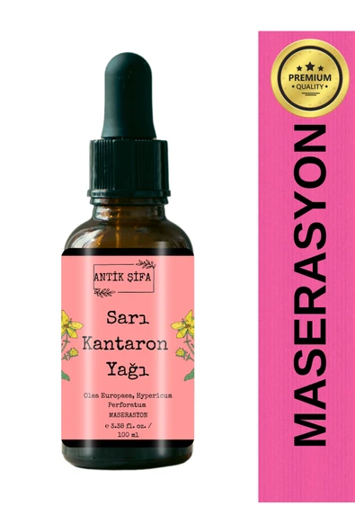 Antik Şifa Sarı Kantaron Yağı - 100 ml (%100 SEYRELTİLMEMİŞ, DOĞAL) ürün görseli 1