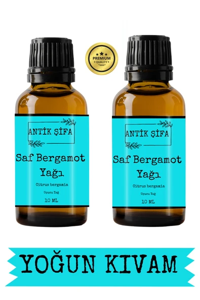 Antik Şifa &100 Saf Bergamot Uçucu Yağı - Seyreltilmemiş (2 X 10 Ml) ürün görseli 1