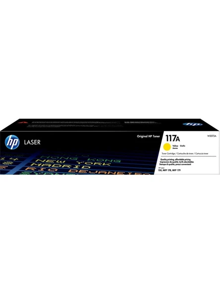 Hp 117A Yellow Sarı 700 Sayfa Toner W2072A 700 Sayfa Sarı ürün görseli 1