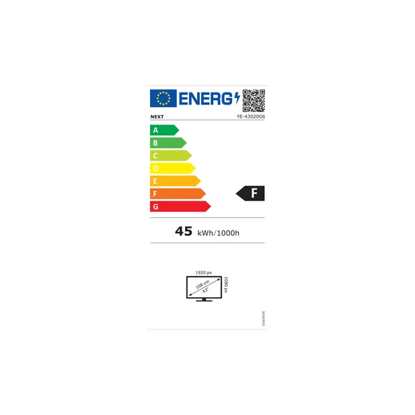 Next Ye 43020g6 43 109 Full Hd LED