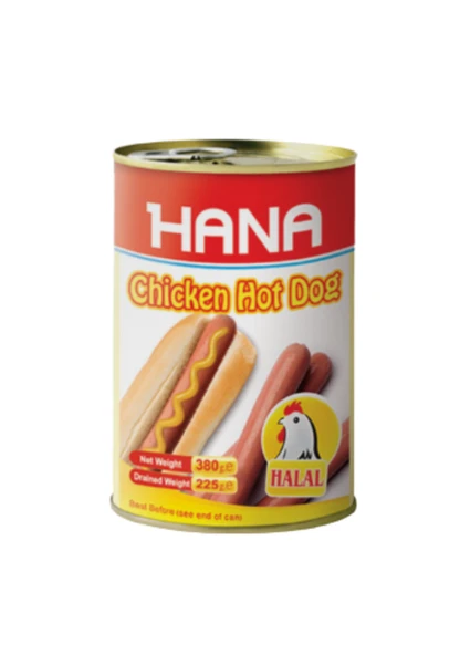 HANA  HOT DOGS ( PİLİÇ SOSİS ) 400 GR ürün görseli 1