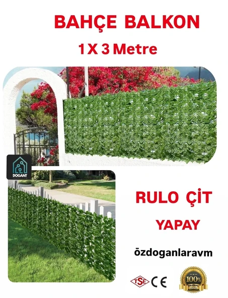 Bahçe Çiti Balkon Rulo Plex Sarmaşık Çit 1x3 Metre ürün görseli 1