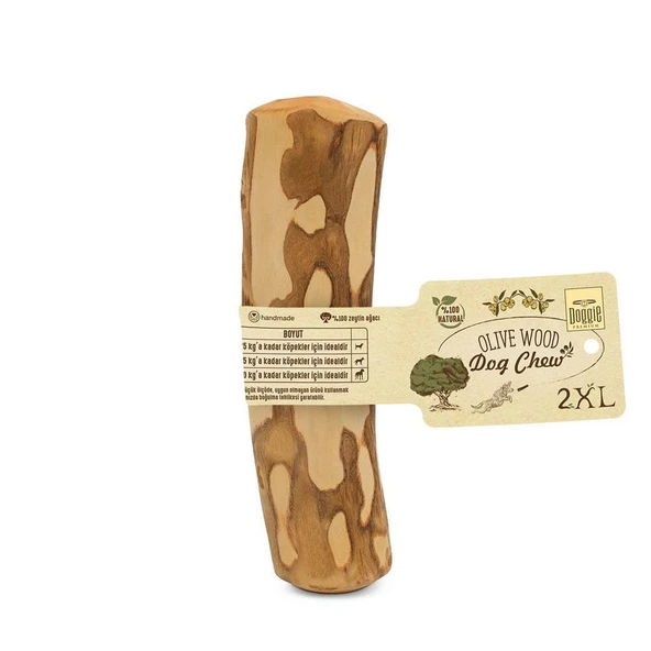 Doggie Doğal Zeytin Ağacı Çiğneme Oyuncağı 2XL ürün görseli 1