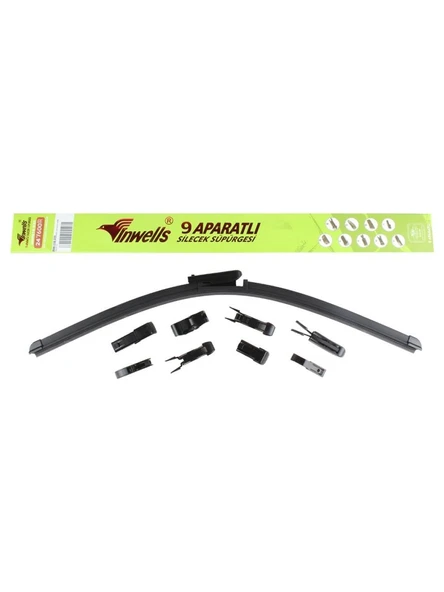 INWELLS 9 APARATLI SİLECEK SÜPÜRGWSİ 24"  600  MM SİLECEK ürün görseli 1