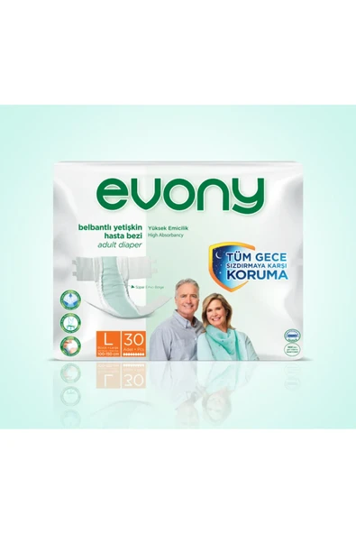 EVONY Yetişkin Bezi Large 30 Adet - Resim 2